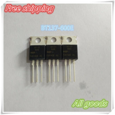 

100PCS BT137-600E TO-220 BT137-600 BT137 Triacs logic level 600v 8A