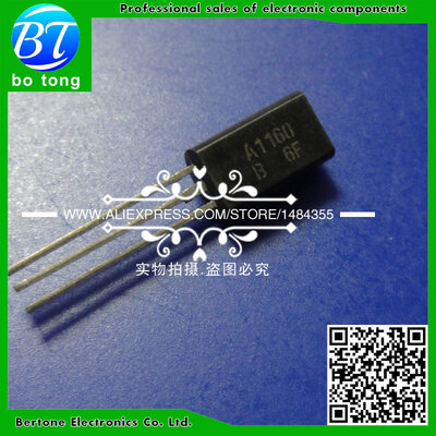 

Free shipping 2SA1160-B A1160 2SA1160 TO-92L PNP 10V 2A TO-92 Silicon Transistor TO92 100pcs/bag