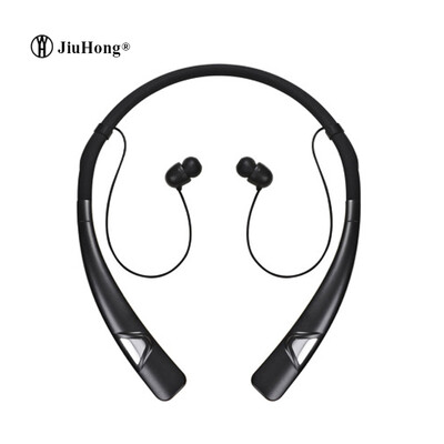 

WH HV-980 блютуз Наушники Neckband Беспроводная гарнитура Бинауральные спортивные двухсторонние Стерео музыка наушники для iPhone