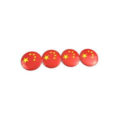 

56MM 4PCS Car Wheel Stickers Flag Stickers Car Wheel Hub Center Cap Sticker Decal For Universal Car