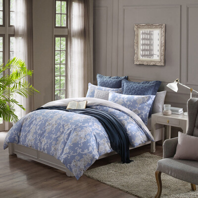 

BoYing Home Textiles BEYOND Bedding Kit High-count cotton printing sheet four-piece - Dana style increase double kit 18-meter bed
