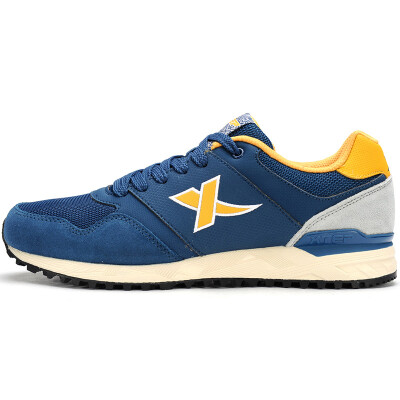 

Jingdong Supermarket] Xtep (XTEP) retro fashion shoes men running shoes 987319112536 deep blue 45