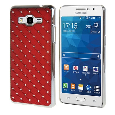

MOONCASE Жесткий Хром горный хрусталь Bling Звезда обложка чехол для Samsung Galaxy Grand Prime G5308 красный