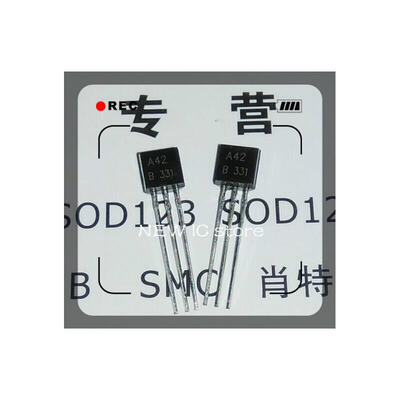 

Free shipping 100PCS MPSA42 A42 TO-92