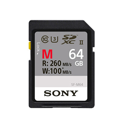 

Sony SONY 64G memory card SF-M64 SDXC UHS-II memory card SD card 260MB S read speed