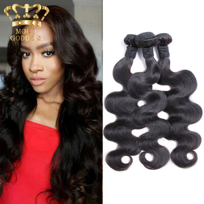 

Mokogoddess Virgin Hair Indian Body Wave Wavy Bundles 3pcs lot Unprocessed Indian Virgin Hair Body Wave Human Hair Weave