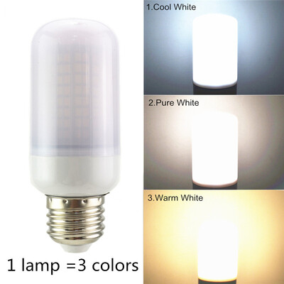 

LED Piecewise light changing LED bulbs light 220V High Quality 4W 5W 6W Led Ultra High luminous 2835 SMD E27 Chandelier led 3color