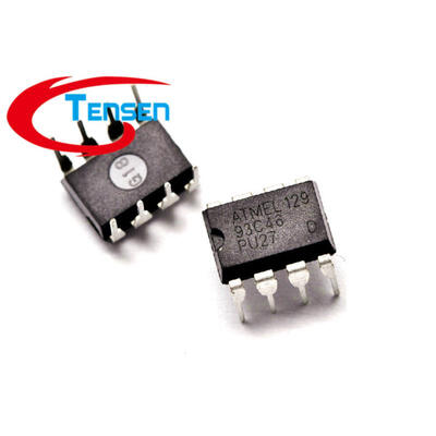 

200Pcs/Lot AT93C46 93C46 AT93C46-10SU-2.7 IC Three-wire Serial EEPROM 1KBIT 2MHZ DIP8