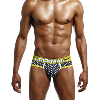 

JOCKMAIL Mens Underwear Mens Triangle Briefs Cotton Underwear Sweat-absorbent
