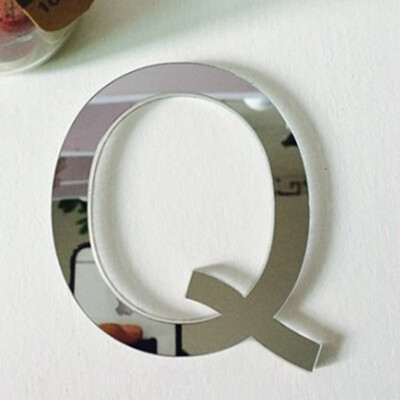 

20cmx14cmx12cmthick Big Size Wedding LOVE Letters Home decoration English 3D mirror wall Stickers Adhesive Alphabet For wall