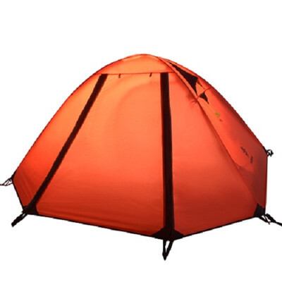 

Hillman good quality 2 person double layer ultralight aluminum poles waterproof windproof camping tent