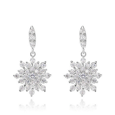 

Yoursfs® 18K Белое золото покрыло кристаллические серьги женщин Мода Ear Drop Jewelry