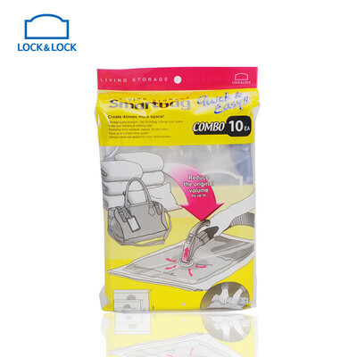 

Lock & Lock vacuum compression bag set of 10 HSS615S010