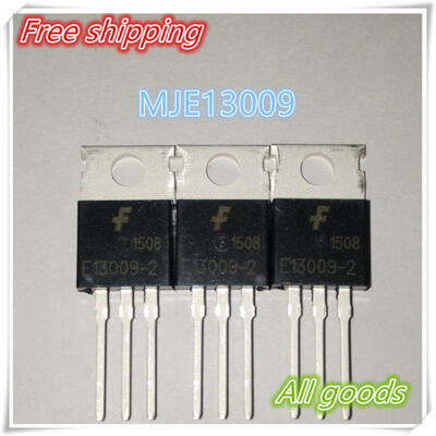 

100PCS MJE13009 13009 ON TO-220 Transistors Bipolar - BJT 12A 400V 100W NPN