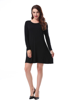 

Womens Swing T-Shirt Dress with Pockets