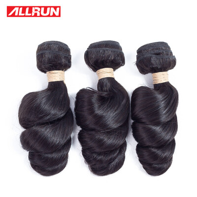 

Allrun 4 Bundles Loose Wave Raw Brazilian Virgin Hair Loose Wave 100 Human Hair Weave 7a Grade Unprcocessed Virgin Hair Loose Wav