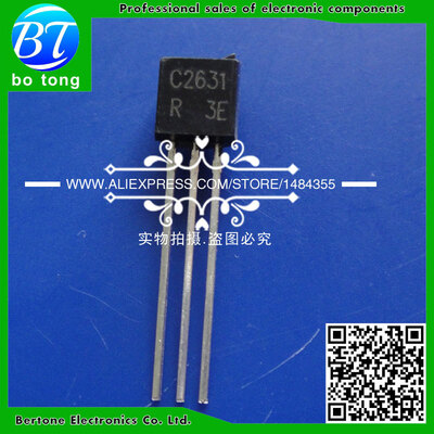 

Free shipping 20pcslot Transistor 2SC2631 C2631 TO92