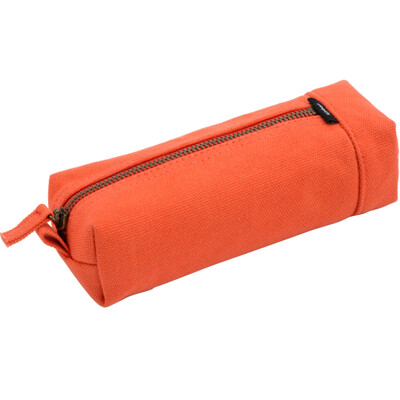 

Kinbor canvas stationery bag female pencil bag storage bag school supplies persimmon DTB6248