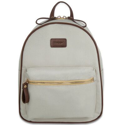 

Kinobo Oxford cloth backpack bag bag travel bag / month white DTB6323