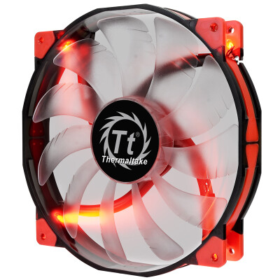 

Tt (Thermaltake) Luna 20 см красного корпуса вентилятора (усиление подшипника жидкости / заслонок / Futaba дугообразного вентилятор / отключение звука искусство / 3Pin / 4Pin большой общий)