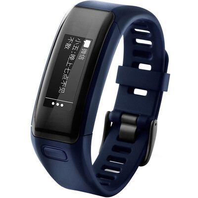 

(GARMIN) vivosmart HR dark blue intelligent optical heart rate watch heart rate real-time monitoring automatic sleep monitoring call reminder movement Bluetooth watch pedometer