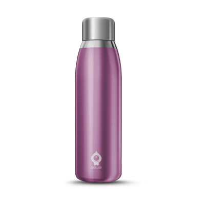 Xiaoguai SGUAI G3 smart cup water temperature monitoring regularly reminded to drink water 304 stainless steel portable vacuum insulation cup 500ML purple