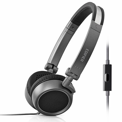 

Edifier (EDIFIER) H690P из портативной гарнитуры HIFI гарнитура мобильного телефона качества звука может вызвать железо серый