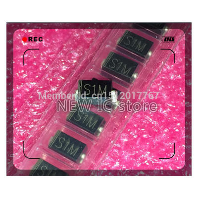 

Free Shipping 20pcslot SMD rectifier diodes GS1M making S1M SMA DO-214AC new original