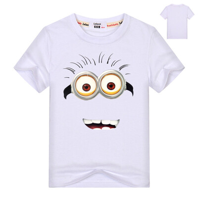 

Летняя одежда Мальчики tshirt Презренные майнионы майка 3D-принт Дети Мультфильм Символы футболки Тройники Типичная майка