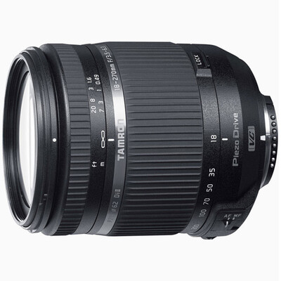 

Tamron B008TS 18-270mm F / 3.5-6.3 Di II VC PZD 15-кратный объектив стабилизации изображения (крепление Nikon)