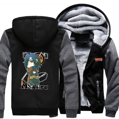 

Autumn Winter sweatshirt man fashion MADARD One piece Anime LUffy hooded full sleeve thick hoodies USA size