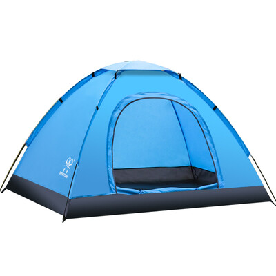 

Shengyuan tent outdoor 2-3 windproof rain wild camping tent orange