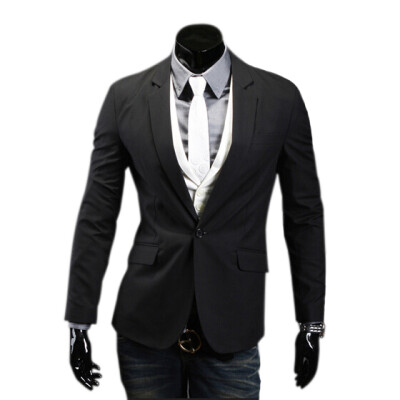 

Zogaa New Men's Suit Multicolor Casual