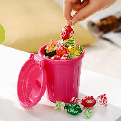 

【Jingdong Supermarket】 INOMATA minipail series imported small storage with plastic drums lotus root lotus color