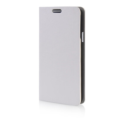 

MOONCASE Leather Side Flip Wallet Card Slot Pouch Stand Shell Back ЧЕХОЛ ДЛЯ Samsung Galaxy E5 White