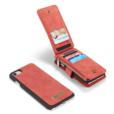 

Iphone 55SSE Luxury Leather Commerce Multi-function Fashion Detachable Wallet Card Clip Clip Phone case