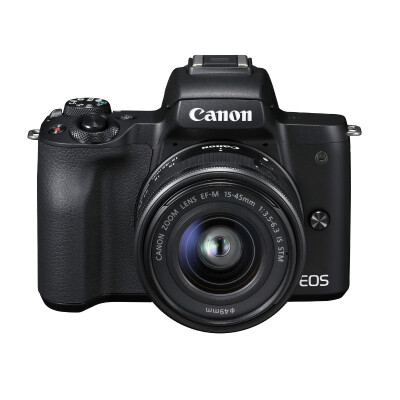 

Canon EOS M50 (15-45 + 55-200 двухцветная черная крышка) (DIGIC 8 процессор 2,4 миллиона пикселей с двумя фокусами поворотный сенсорный экран)