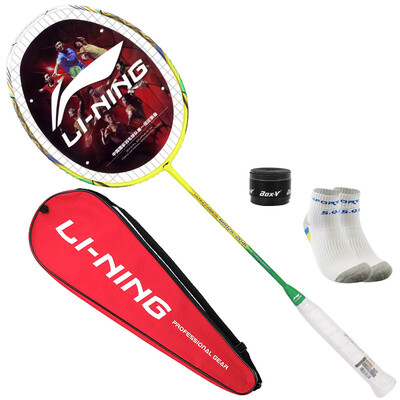 

Li Ning LI-NING badminton racket 5U ultra-light series single storm WS500 blue blue already threaded