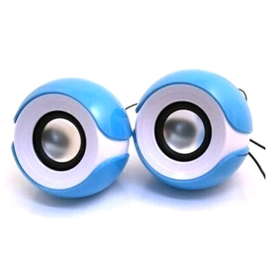 

Big Eyes Portable Speaker USB 20 Desktop Mini Subwoofer Stereo Speaker Computer Notebook Mini Speaker MP3 Music Player