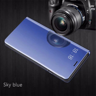 

Samsung Galaxy J5J7 2016 Luxury Slim Mirror Flip Shell Stand Leather Smart Clear View Window Cover Phone Case