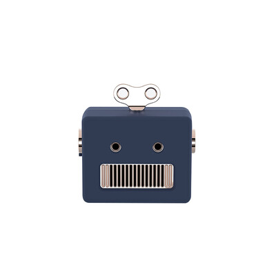 

Tropical Forest Birthday Gift Girl Christmas Eve Christmas Gifts Send Girlfriend Wife Couple Practical Creative Gift Mini Portable Robot Bluetooth Audio Speaker Blue