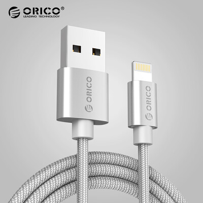 

ORICO Apple Data Line Мобильный телефон Зарядное устройство Шнур питания Шнур питания 0.5m Silver iPhone8 / X / 5S / 6s / 7 / Plus / iPad Air Mini LTF-05