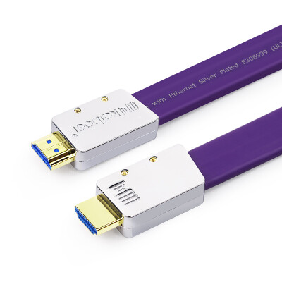 

KAIBOER KBEH-L 1 м серебристый корпус 2.0 версия HDMI поддержка высокой четкости поддержка 3D-плеер игрока игровая приставка ТВ / проекционный кабель