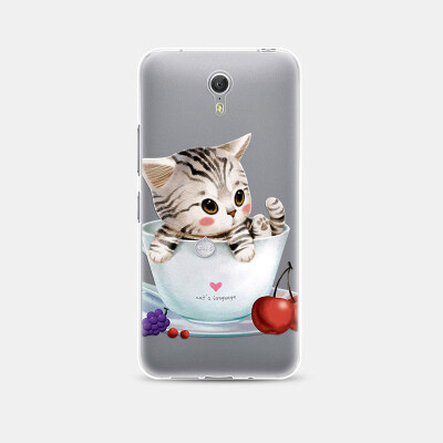 

MOONCASE Ultra-thin Cartoon Transparent TPU Case Cover For Lenovo ZUK Z1