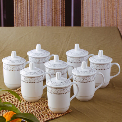 

[Jingdong supermarket] enjoy the cup to enjoy the cup of ceramic cups only installed Jingdezhen office meeting tea cups