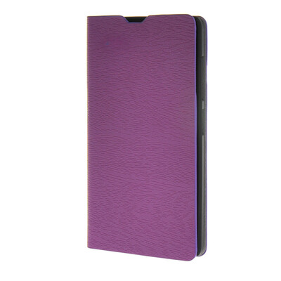 

MOONCASE Leather Wallet Case Classical Flip Book Card Slot Bracket Back Case Cover for Nokia Lumia 540 N540 Purple