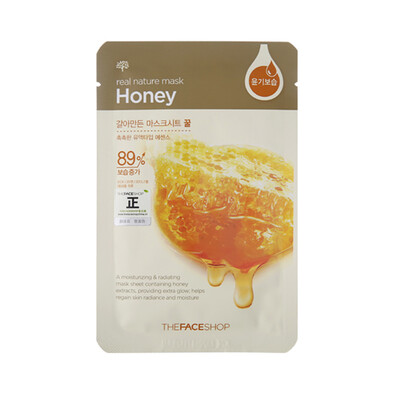 

The Face Shop Natural Source Essence Mask - Honey 20g 10 pieces moisturizing moisturizing radiant moisturizing deep hydration