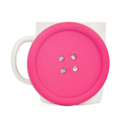 

mymei Cute&Fashion Colorful Silicone Button Coaster Cup Cushion Holder Drink Placemat Mat