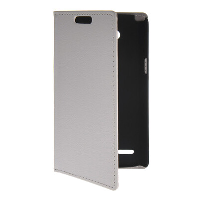 

MOONCASE тонкий кожаный бумажник флип сторона держателя карты Чехол с Kickstand чехол для LG L80 Белый