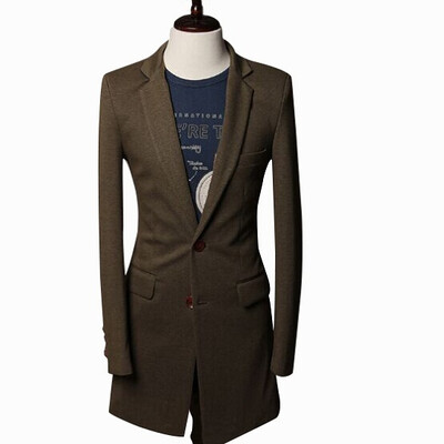 

Zogaa Mens Suit Medium Length Coat